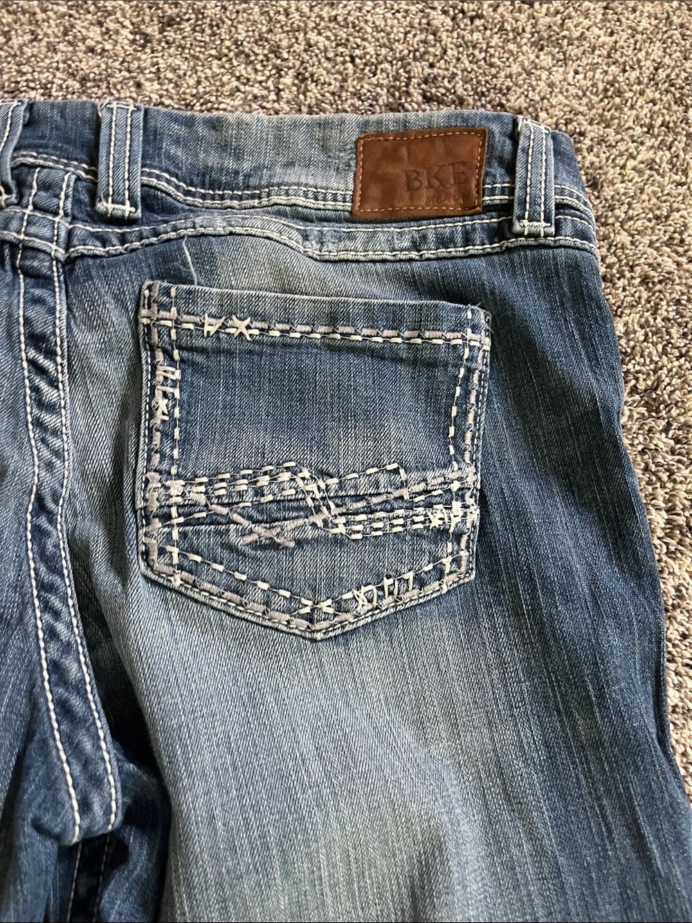 BKE Sabrina Cropped Straight Jeans Capri Denim - Picture 11 of 11